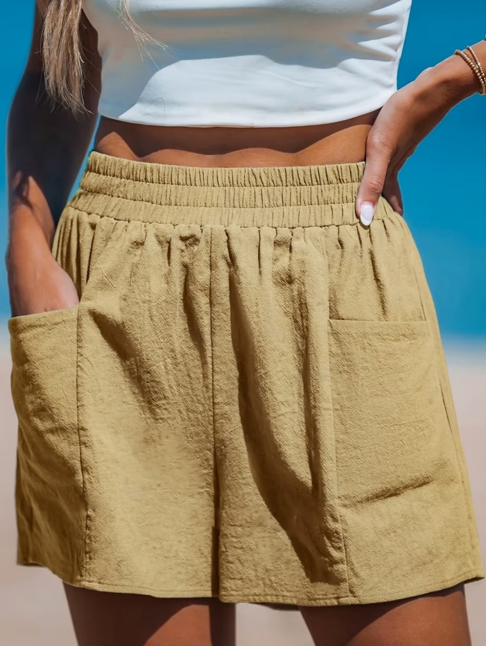 Cupshe Seaside Air Cotton Shorts XL